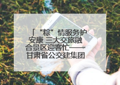 “粽”情服务护安康 三大交旅融合景区迎客忙——甘肃省公交建集团全力做好端午假期景区运营工作