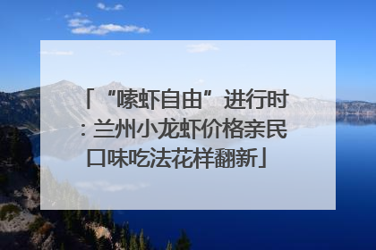 “嗦虾自由”进行时：兰州小龙虾价格亲民口味吃法花样翻新