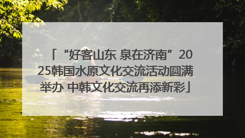 “好客山东 泉在济南”2025韩国水原文化交流活动圆满举办 中韩文化交流再添新彩