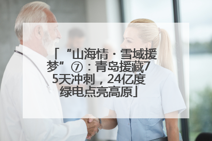 “山海情・雪域援梦”⑦：青岛援藏75天冲刺，24亿度绿电点亮高原