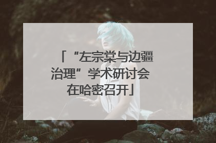 “左宗棠与边疆治理”学术研讨会在哈密召开