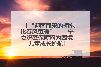 “迎面而来的拥抱比春风更暖”——宁夏织密保障网为困境儿童成长护航
