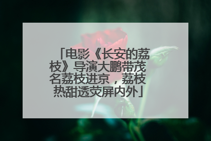 电影《长安的荔枝》导演大鹏带茂名荔枝进京，荔枝热甜透荧屏内外