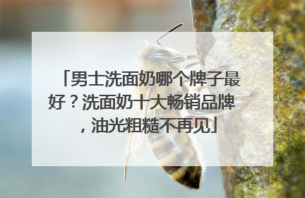 男士洗面奶哪个牌子最好？洗面奶十大畅销品牌，油光粗糙不再见