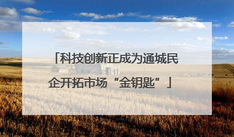 科技创新正成为通城民企开拓市场“金钥匙”