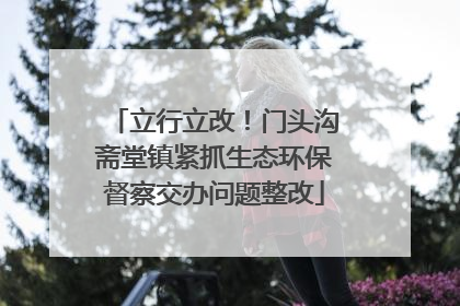 立行立改！门头沟斋堂镇紧抓生态环保督察交办问题整改