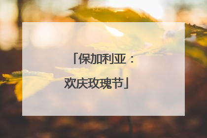 保加利亚：欢庆玫瑰节