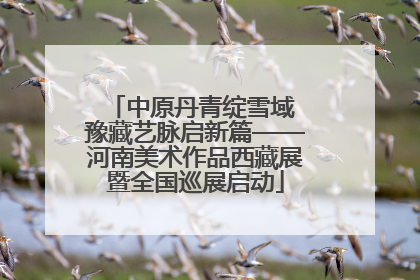 中原丹青绽雪域 豫藏艺脉启新篇——河南美术作品西藏展暨全国巡展启动