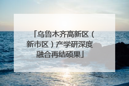 乌鲁木齐高新区（新市区）产学研深度融合再结硕果