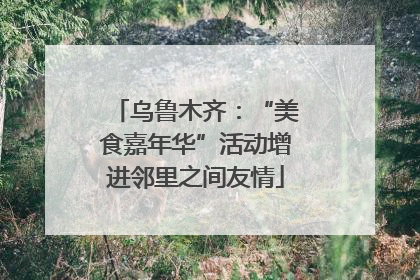 乌鲁木齐：“美食嘉年华”活动增进邻里之间友情