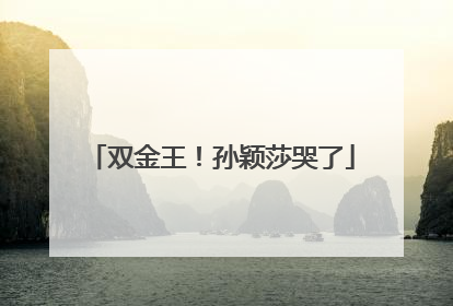 双金王！孙颖莎哭了