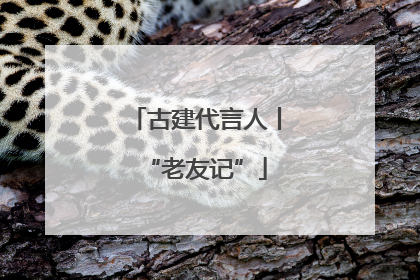 古建代言人丨“老友记”