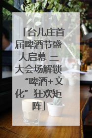 台儿庄首届啤酒节盛大启幕 三大会场解锁“啤酒+文化”狂欢矩阵