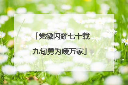 党徽闪耀七十载 九旬勇为暖万家