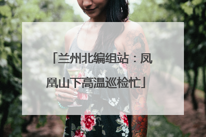 兰州北编组站：凤凰山下高温巡检忙