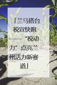 兰马搭台 税宣快跑——“税动力”点亮兰州活力新赛道