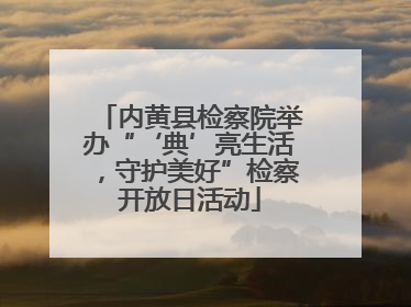 内黄县检察院举办“‘典’亮生活，守护美好”检察开放日活动