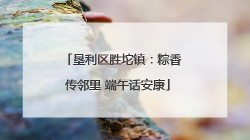 垦利区胜坨镇：粽香传邻里 端午话安康