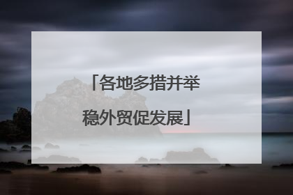 各地多措并举稳外贸促发展