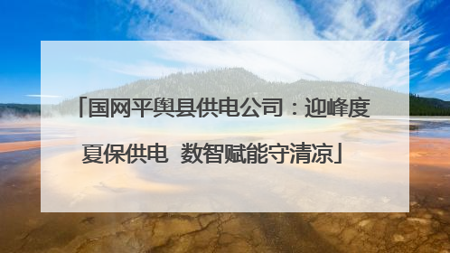 国网平舆县供电公司：迎峰度夏保供电  数智赋能守清凉