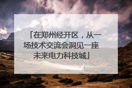 在郑州经开区，从一场技术交流会洞见一座未来电力科技城