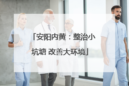 安阳内黄：整治小坑塘 改善大环境