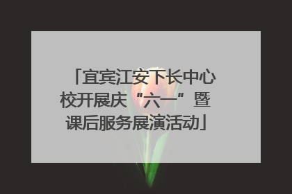 宜宾江安下长中心校开展庆“六一”暨课后服务展演活动