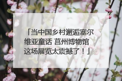 当中国乡村邂逅塞尔维亚童话 莒州博物馆这场展览太震撼了！