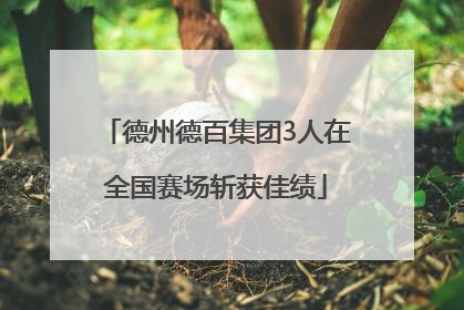 德州德百集团3人在全国赛场斩获佳绩