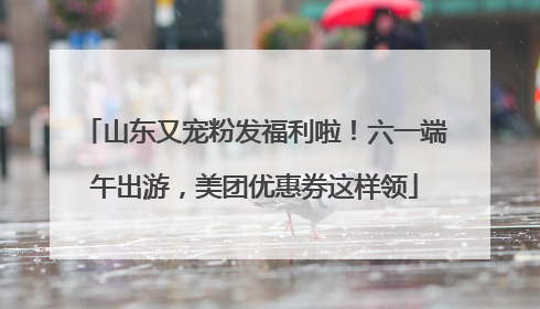 山东又宠粉发福利啦！六一端午出游，美团优惠券这样领