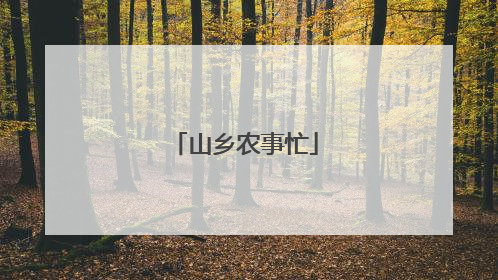 山乡农事忙