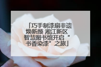 巧手制漆扇非遗焕新颜 湘江新区智慧图书馆开启“书香染漆”之旅
