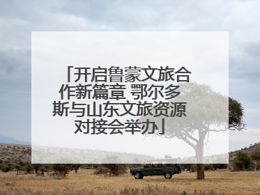 开启鲁蒙文旅合作新篇章 鄂尔多斯与山东文旅资源对接会举办