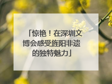惊艳！在深圳文博会感受旌阳非遗的独特魅力