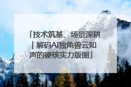 技术筑基、场景深耕｜解码AI独角兽云知声的硬核实力版图