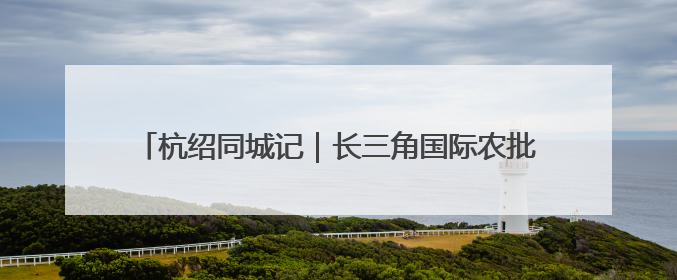 杭绍同城记｜长三角国际农批中心项目形象进度过半，华东“菜篮子”建设加码提速！
