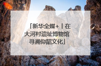 新华全媒+丨在大河村遗址博物馆寻溯仰韶文化