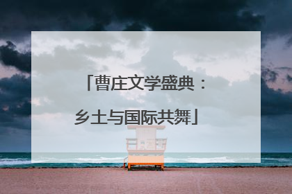 曹庄文学盛典：乡土与国际共舞