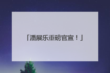 潘展乐重磅官宣！