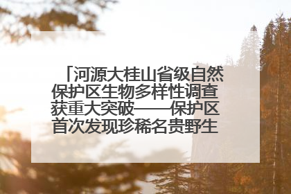 河源大桂山省级自然保护区生物多样性调查获重大突破——保护区首次发现珍稀名贵野生干巴菌与钝尾两头蛇