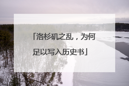 洛杉矶之乱，为何足以写入历史书