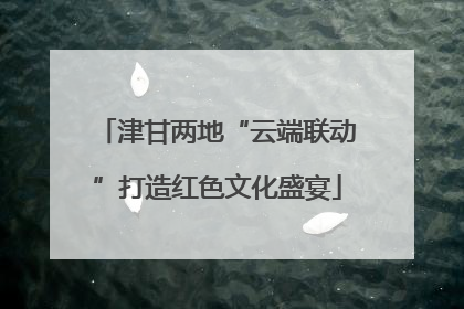 津甘两地“云端联动”打造红色文化盛宴