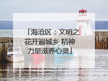 海沧区：文明之花开遍城乡 精神力量滋养心灵