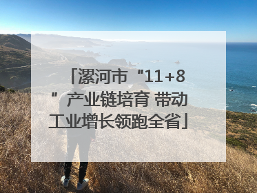 漯河市“11+8”产业链培育 带动工业增长领跑全省