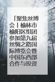聚焦丝博会丨榆林市榆阳区组团参加第九届丝绸之路国际博览会暨中国东西部合作与投资贸易洽谈会