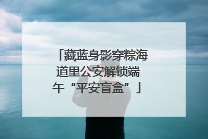 藏蓝身影穿粽海 道里公安解锁端午“平安盲盒”