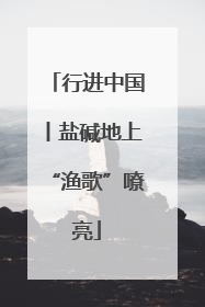 行进中国丨盐碱地上“渔歌”嘹亮