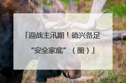 迎战主汛期！德兴备足“安全家底”（图）