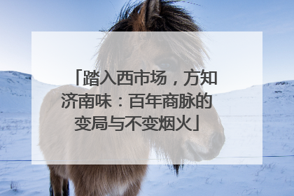 踏入西市场，方知济南味：百年商脉的变局与不变烟火