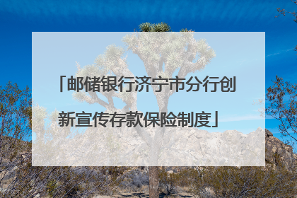 邮储银行济宁市分行创新宣传存款保险制度